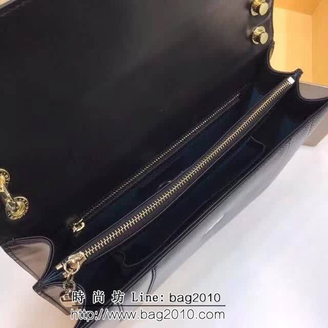 BVLGARI寶格麗 專櫃同步新款 Serpenti雙層琺瑯蛇頭包 鏈條單肩斜挎包 B35362 FYD1345